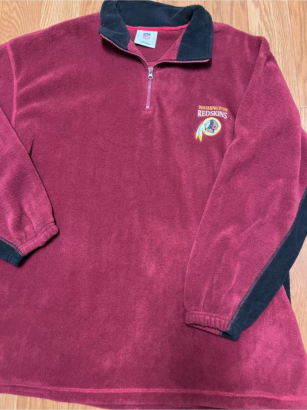 Vintage NFL Washington Redskins 1/4 Zip Fleece Men’s 3XL Pullover Jacket
